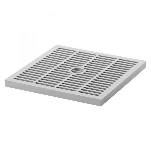 COUVERCLE � GRILLE � HAUTE R�SISTANCE - GRIS - CHAMBRE DE TIRAGE 550X550X520 - D