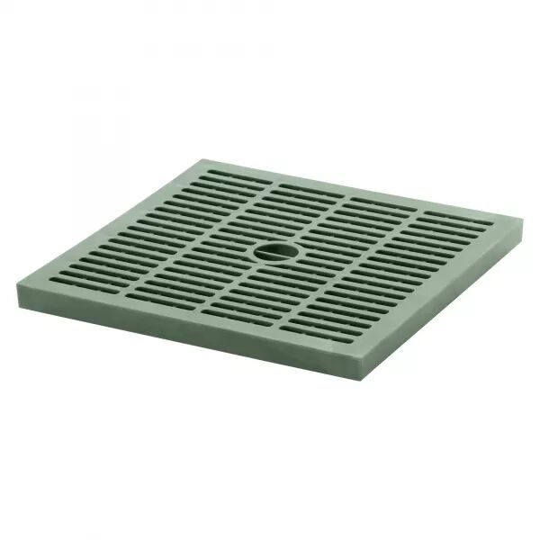COUVERCLE � GRILLE � HAUTE R�SISTANCE - VERT - CHAMBRE DE TIRAGE 550X550X520 - D