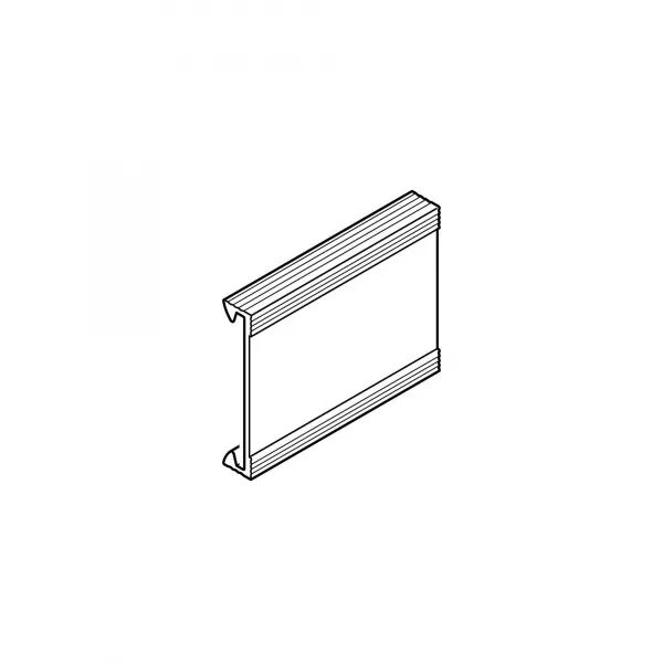 Couvercle compl�mentaire largeur 60mm - Longueur 2m - Pour goulottes Segma 60mm