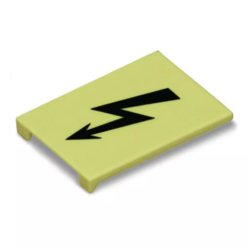 Couvert. protectrice signalisation de danger (285-420)