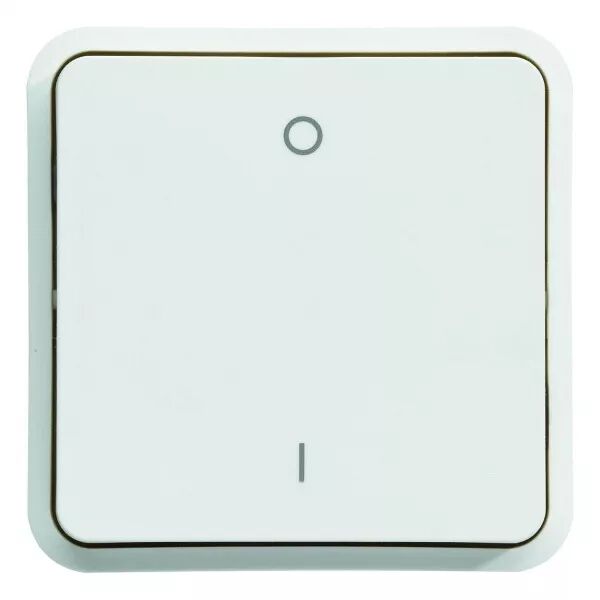 cubyko Interrupteur bipolaire marqu� 0/1 associable blanc IP55 (WNA008B)