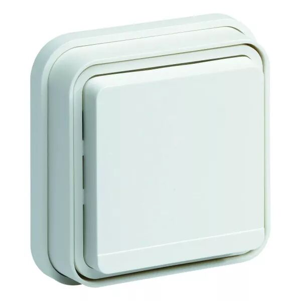 cubyko prise �lectrique 2P+T compl�te encastr�e, 16A, IP55, finition blanc (WNE100B)