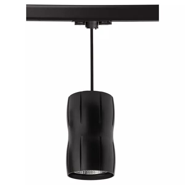 CURVES - Suspension, alu blc, LED int�g. 36� 33W 3000K 3300lm p/Rail 3 all. (50696)