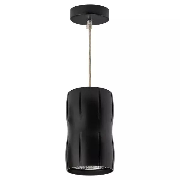 CURVES - Suspension, alu noir, LED int�g. 36� 33W 3000K 3300lm (50697)