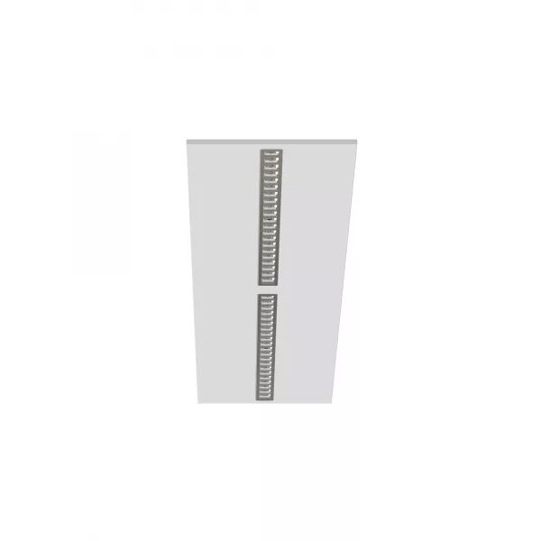 DALLE MODULO 300X1200 UGR16 25W 2CCT (3000K/4000K) 3500LM 50000H BLANC ET SILVER