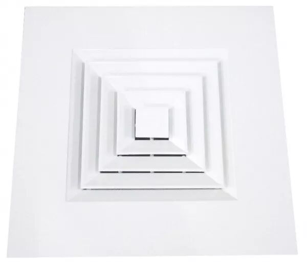 DC4D FP 225X225 - DIFFUSEUR CARR� 4D 225X225 � NOYAU D�MONTABLE - PLAF.MODULAIRE