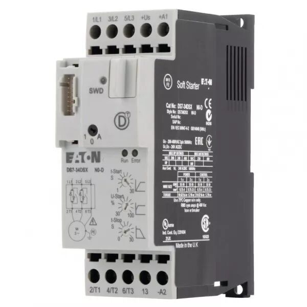 D�marreurs progressifs, +Interface SWD, 3p, 7A, 200-480VAC, Us=24VAC/DC (134945)