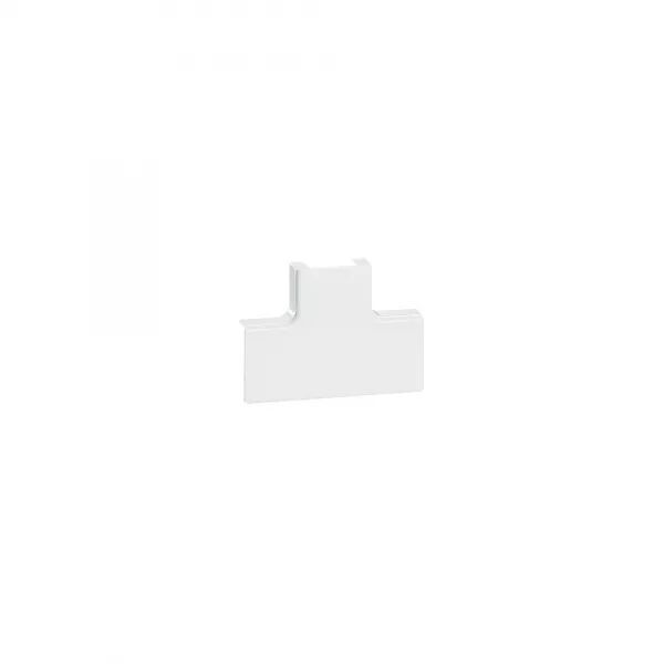 D�RIVATION EN T � PLAT POUR MOULURE DLPLUS 40X20MM - BLANC