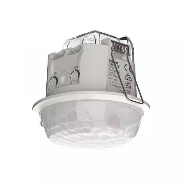 D�tecteur mouvement PIR 230V encastr� 360� 1c couloir blanc