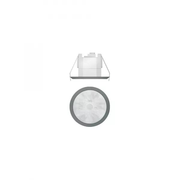 D�TECTEUR PR�SENCE ENCASTR� PLAFOND THERONDA S 360� GRIS KNX IP 55