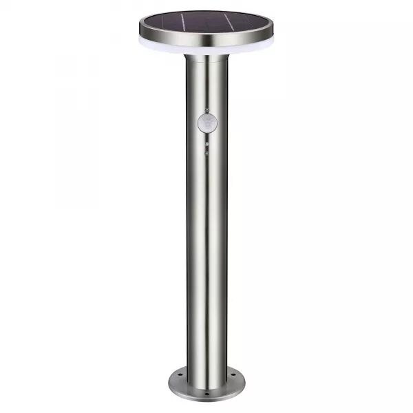 DEVILS TOWER: Borne LED solaire 600 lumen. D�tecteur de mouvements