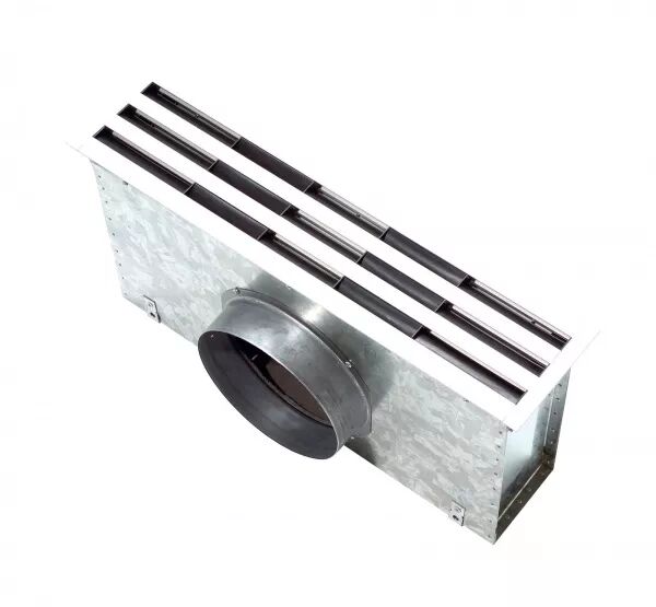 DFA-FP 3F 1200X300B - DIFFUSEUR 3 FENTES BLANC+PL�NUM LG1200X300 BLANC