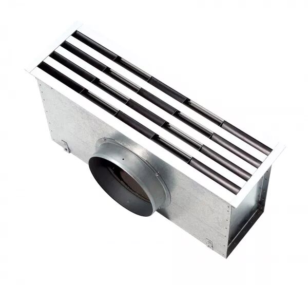 DFA-FP 4F 1200X300B - DIFFUSEUR 4 FENTES BLANC+PLENUM LG1200X300 BLANC