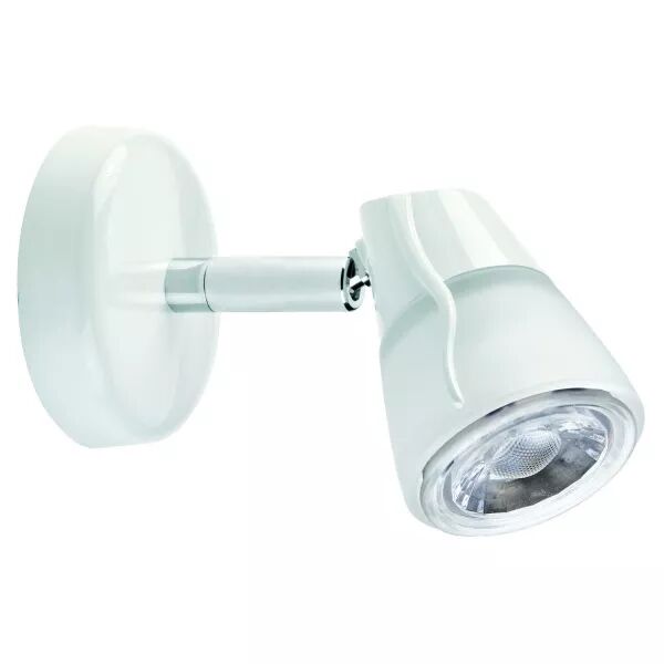 DIAM 01 - Spot sur pat�re GU10, blanc, a/lpe LED 4W 3000K 500lm incl (1381)