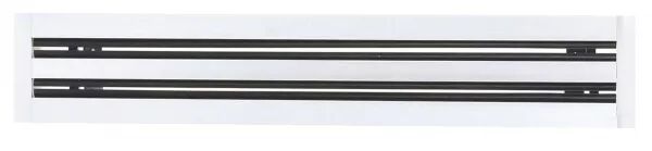 DIFFUSEUR LIN�AIRE � FENTES 4X1158 BLANC - D�FLECTEURS ALUMINIUM