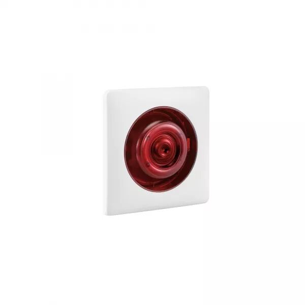 DIFFUSEUR SONORE CLASSE B (90 DB) ENCASTR� + FLASH ROUGE