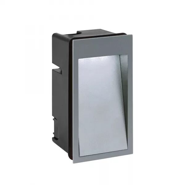 DILGA - ENCASTR� DE MUR EXT�RIEUR LED 4,5W 3000K ASY 200LM, GRIS