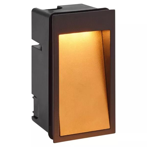 DILGA - Encastr� de mur ext�rieur LED 6,1W 3000K ASY 200lm, noir/dor� (50727)