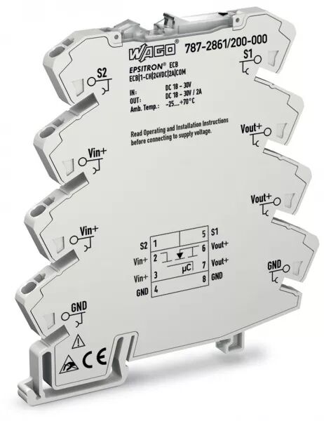 DISJ. �LECTRONIQUE MONOVOIE 6MM FIXE - 24 VDC 2 A