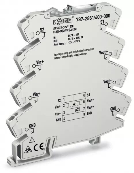 DISJ. �LECTRONIQUE MONOVOIE 6MM FIXE - 24 VDC 4 A