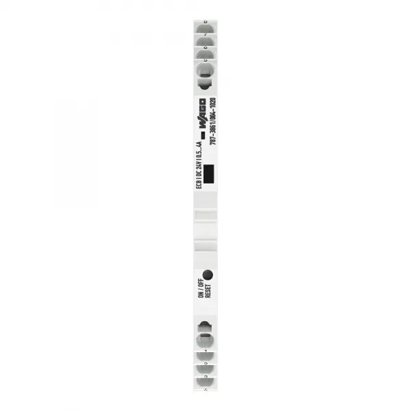 DISJ. �LECTRONIQUE MONOVOIE 6MM R�GLABLE - 24 VDC - 0,5 � 4 A - NEC CLASS 2