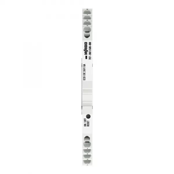 DISJ. �LECTRONIQUE MONOVOIE 6MM R�GLABLE - 24 VDC - 6A