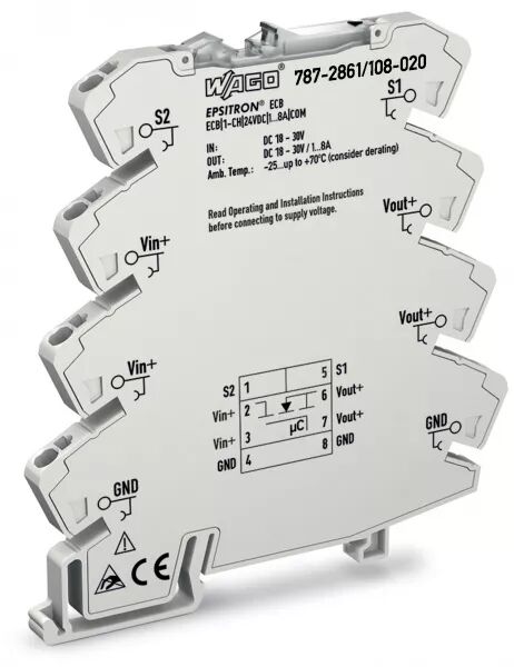 DISJ. �LECTRONIQUE MONOVOIE 6MM R�GLABLE - 24 VDC 1 � 8 A