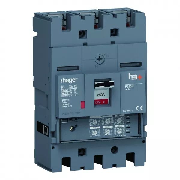 Disjoncteur Boitier Moul� h3+ P250 LSI 3P3D 250A 70kA FTC (HET250JR)