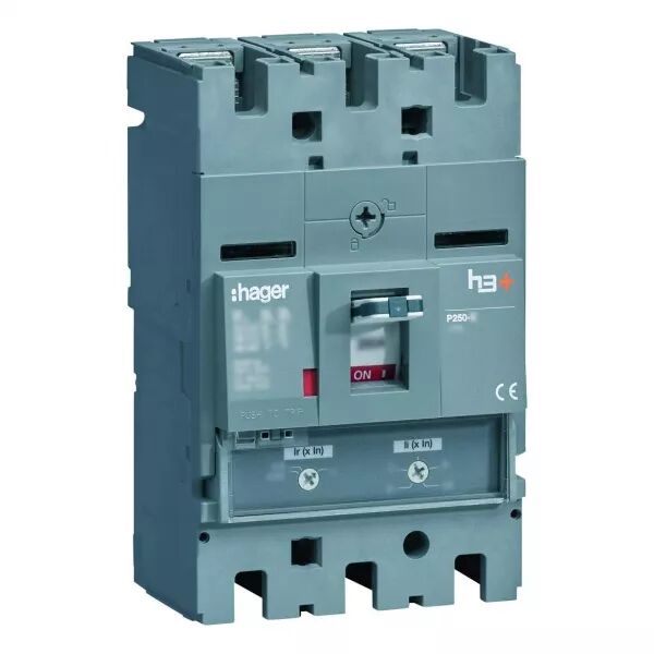 Disjoncteur Boitier Moul� h3+ P250 TM ADJ 3P3D 160A 50kA FTC (HMT160DR)