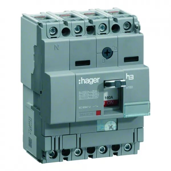 Disjoncteur bo�tier moul� x160 4P 25kA 63A (HHA064H)