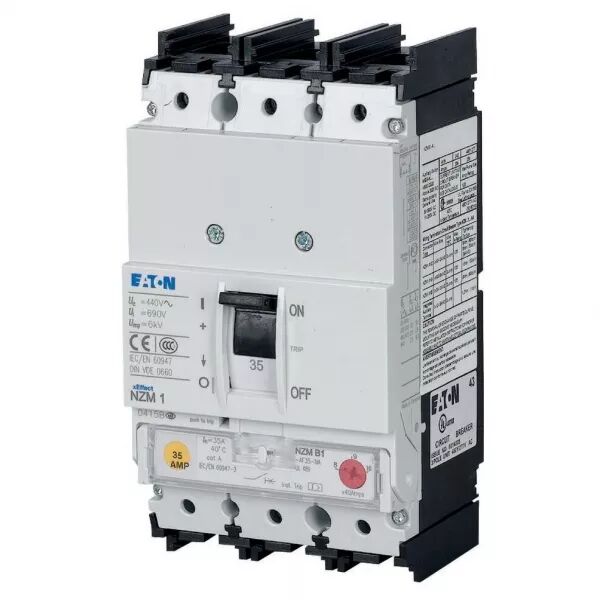 Disjoncteur de puissance NZM1, 25kA, 3P, 70A, UL/IEC (272209)