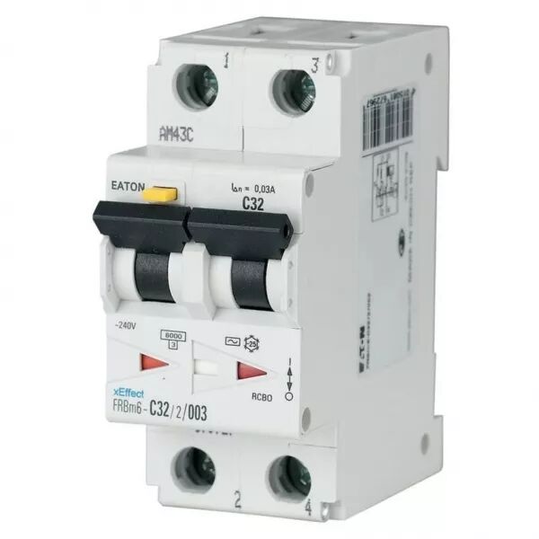 Disjoncteur diff�rentiel FRBm6, 100mA, courbe B, 2P, type A (170808)