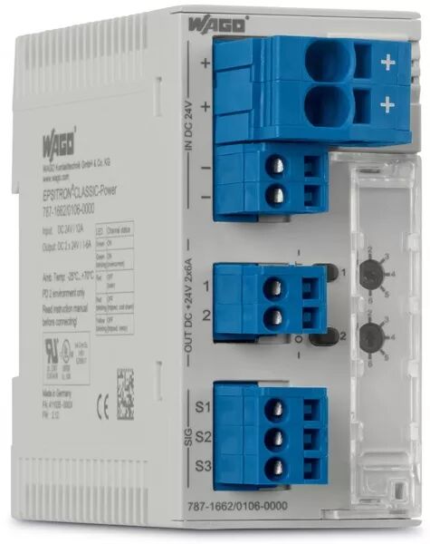 DISJONCTEUR �LECTRONIQUE 24 V DC - 2 CANAUX 2...10 A (MANCHESTER)