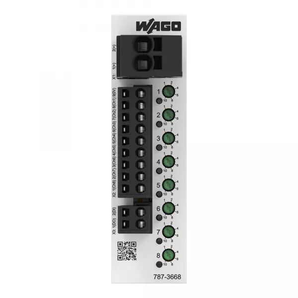 DISJONCTEUR �LECTRONIQUE 24 V DC - 8 CANAUX 1...10 A (CONTACT D�FAUT)