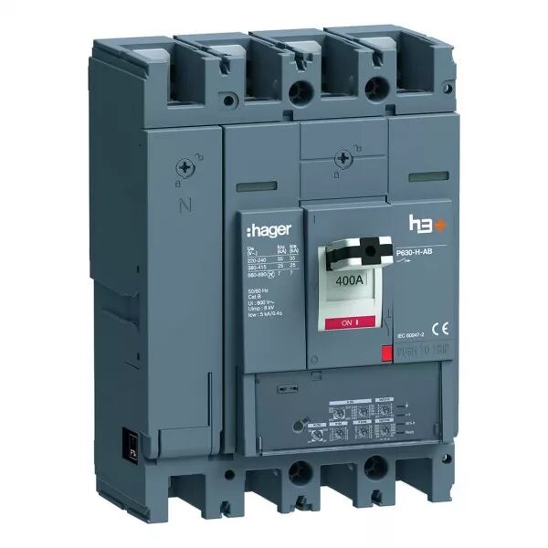 Disjoncteur h3+ P630 LSI AB 4x400A 25kA (HHW401JA)