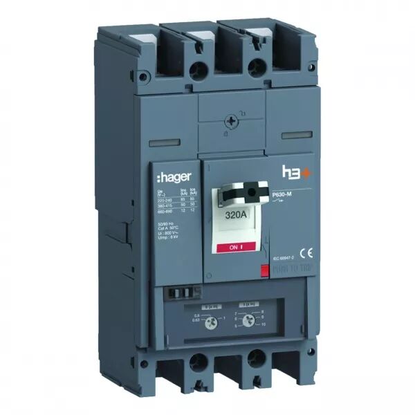 Disjoncteur h3+ P630 TM 3x320A 50kA (HMW320DR)