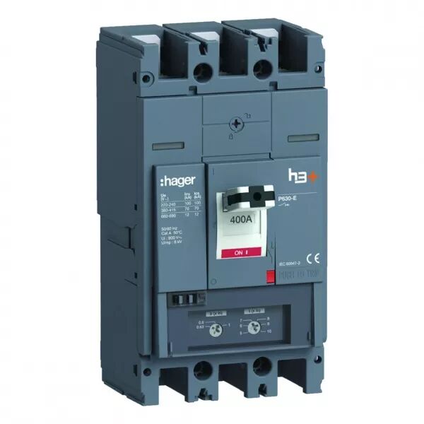 Disjoncteur h3+ P630 TM 3x400A 70kA (HEW400DR)