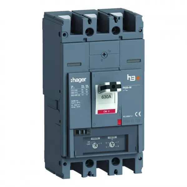 Disjoncteur h3+ P630 TM 3x630A 50kA (HMW630DE)