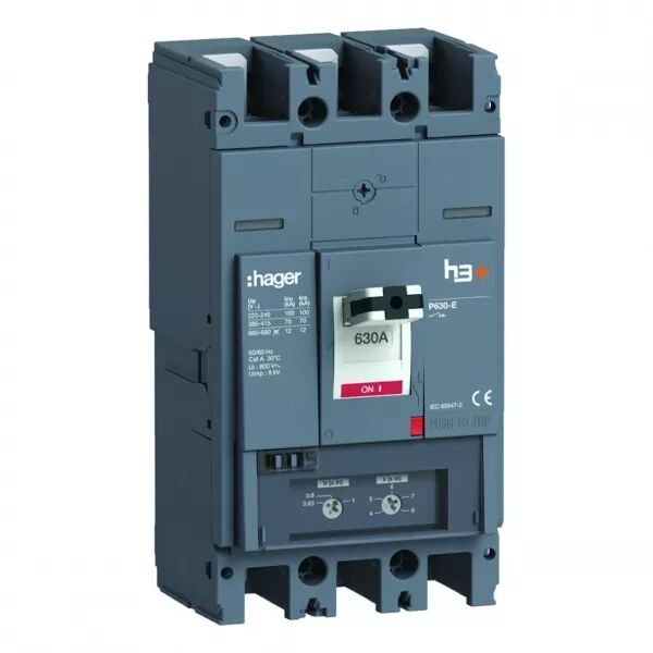 Disjoncteur h3+ P630 TM 3x630A 70kA (HEW630DE)