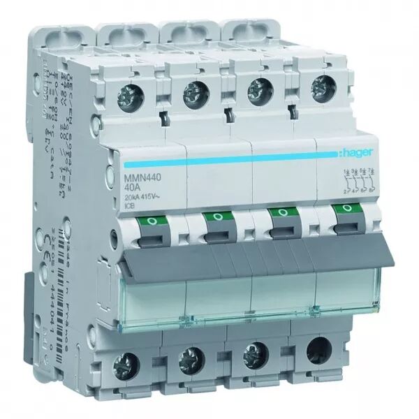 Disjoncteur magn�tique 4P 20kA 40A 400V access. indicateur IEC 947-2 (MMN440)