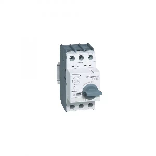 DISJONCTEUR MOTEUR MAGN�TIQUE SEUL MPX�32MA - 8,2A - ICU 100KA EN 415V