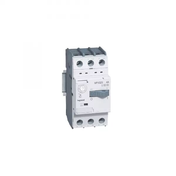 DISJONCTEUR MOTEUR MAGN�TOTHERMIQUE MPX�32S - R�GLAGE 2,5A � 4A - ICU 100KA 415V