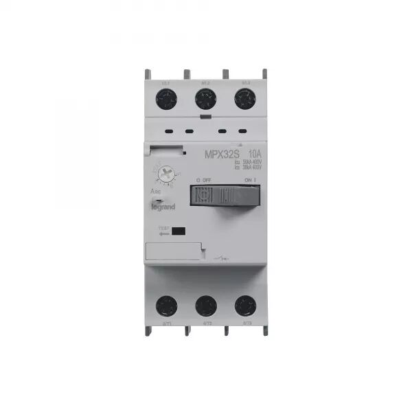 DISJONCTEUR MOTEUR MAGN�TOTHERMIQUE MPX�32S - R�GLAGE 6A � 10A ICU 50KA EN 415V