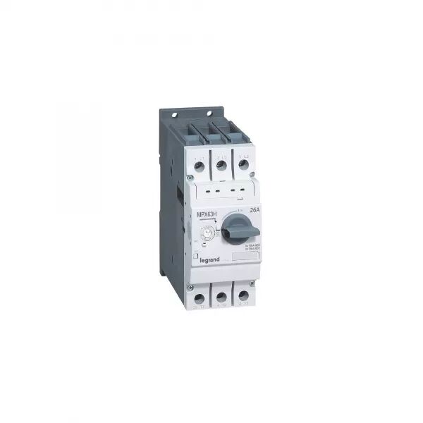DISJONCTEUR MOTEUR MAGN�TOTHERMIQUE MPX�63H - 18A � 26A - ICU 50KA EN 415V