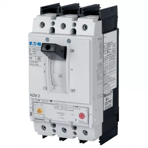 Disjoncteur NZM2, 150kA, 3P, 15A, borne � cage, UL/IEC (107809)
