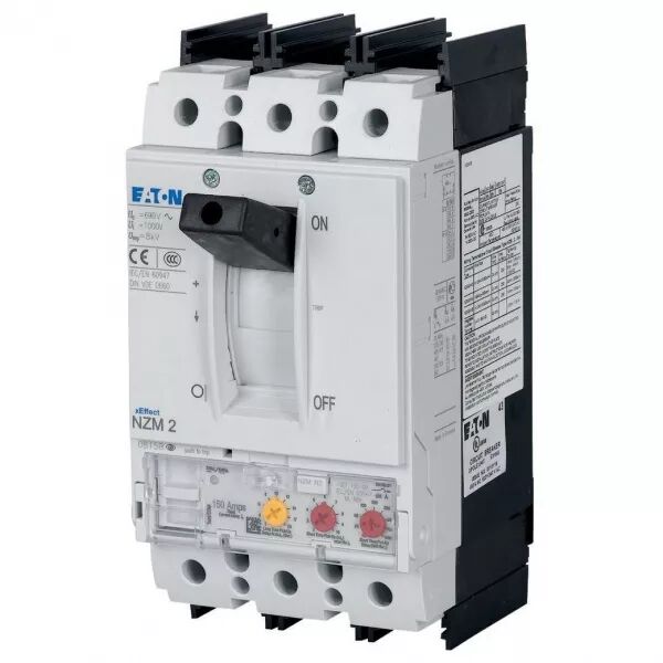 Disjoncteur NZM2, 150kA, 3P, 175A, borne � cage, UL/IEC (107599)