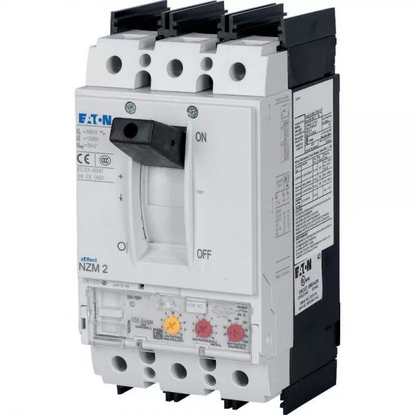 DISJONCTEUR NZM2, 50KA, 3P, 200A, BORNE � CAGE, UL/IEC