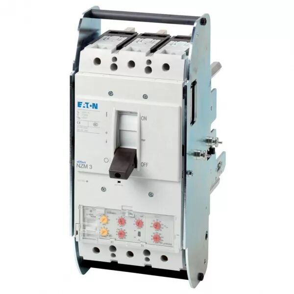 Disjoncteur NZM3, 70kA, 3P, 630A, d�faut de terre, d�connectable, IEC (113599)