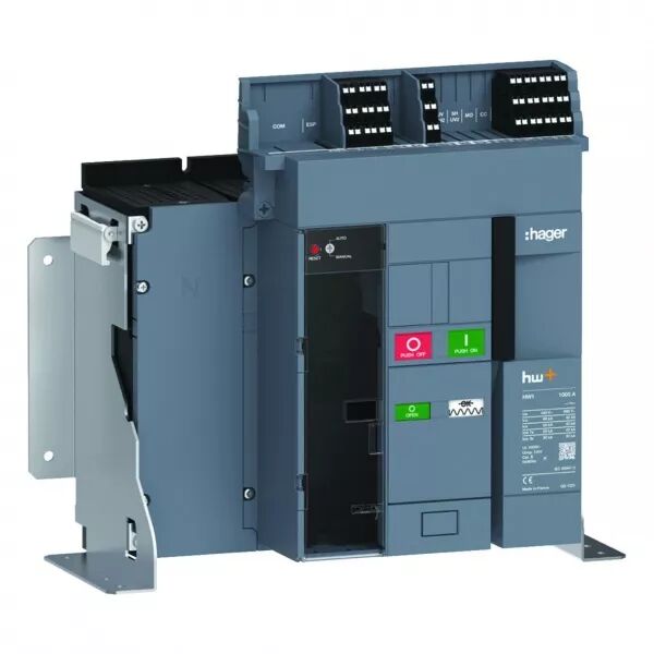 Disjoncteur Ouvert HW1 66kA 1000A 4P Fixe pour TU sentinel Energy (HW1E410FE)