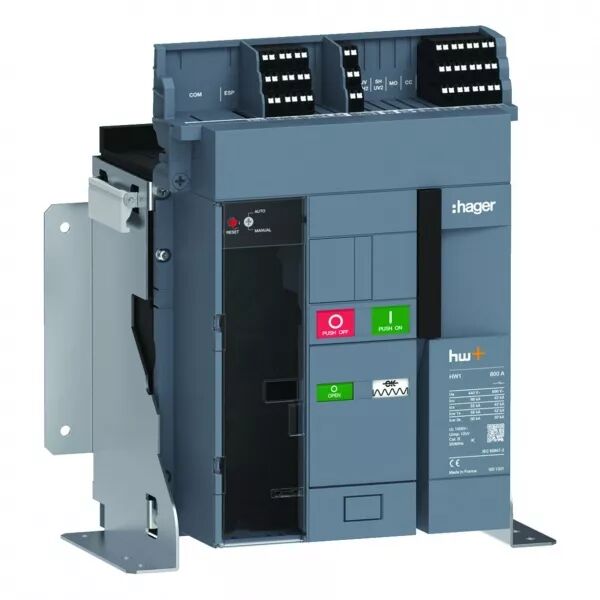 Disjoncteur Ouvert HW1 66kA 800A 3P Fixe pour TU sentinel Energy (HW1E308FE)